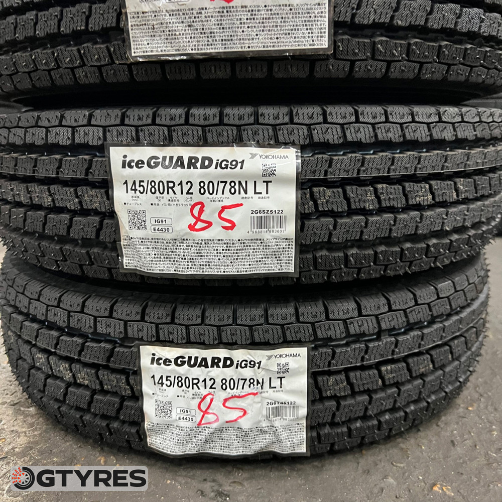 YOKOHAMA 145/80R12 iceGUARD 4本 YW441 K