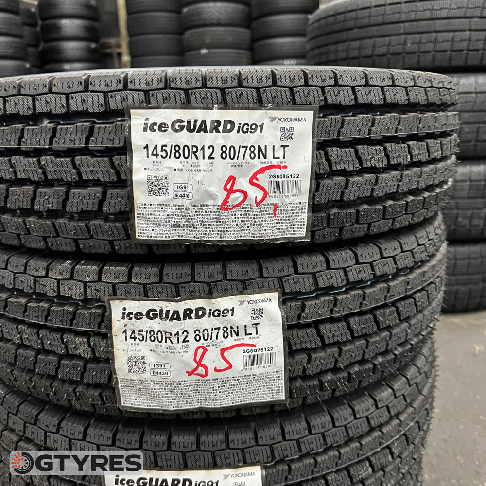 YOKOHAMA YOKOHAMA ice GUARD iG91 145/80R12 80/78N LT 12インチ 